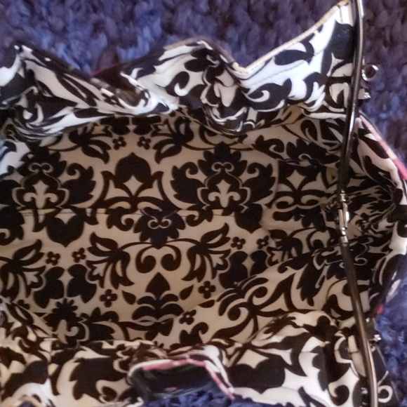 Black with Flowers Mini Bag - Picture 5 of 7